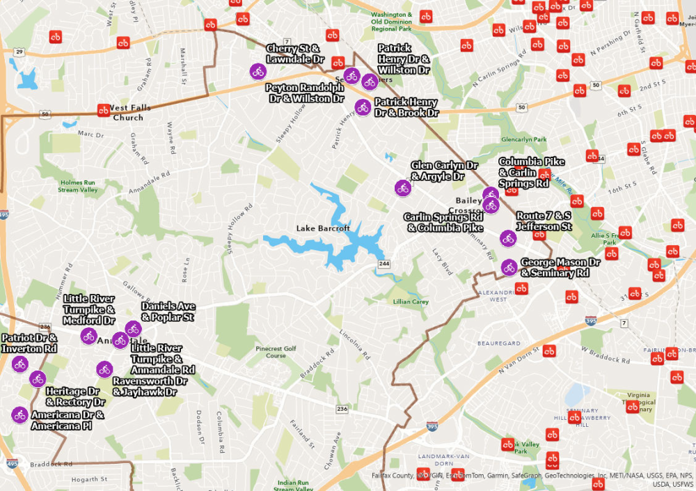 Capital Bikeshare Proposed Stations Map