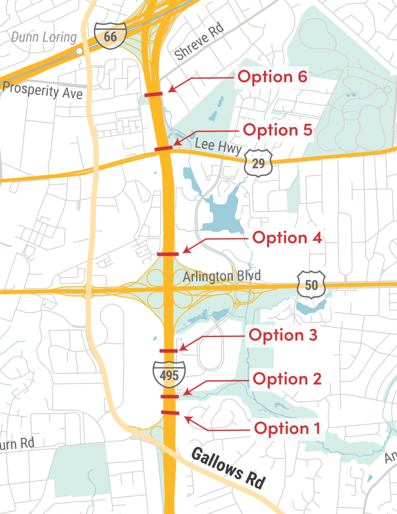 Gallows Road Study Proposed Bike/Ped Beltway Crossing 